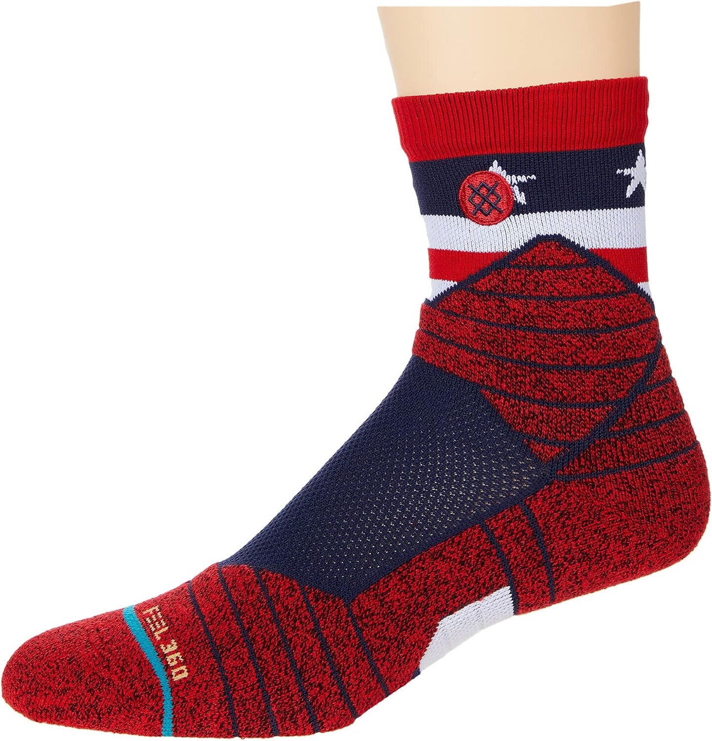 

Американский квартал Stance, красный