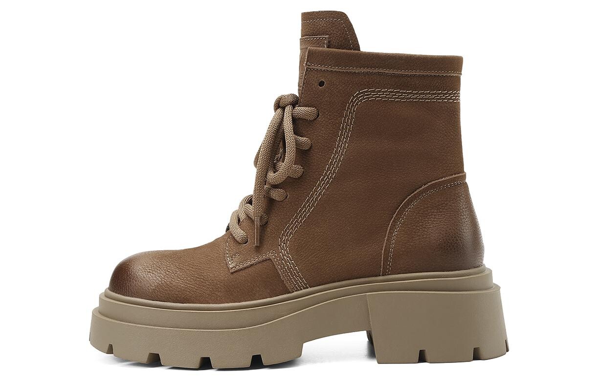 

Ботинки Martin Boot женские Bosssunwen, цвет Brown velvet