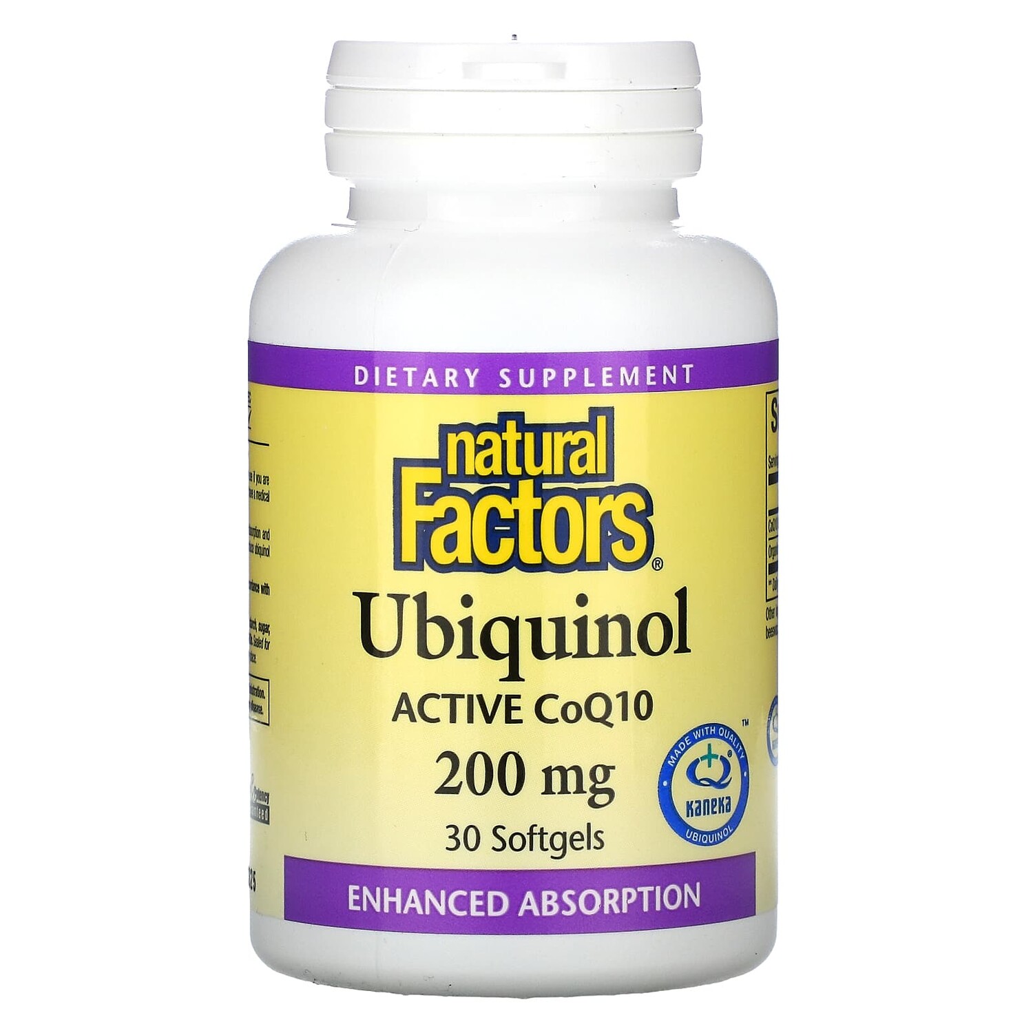 

Убихинол, 200 мг, 30 мягких таблеток, Natural Factors