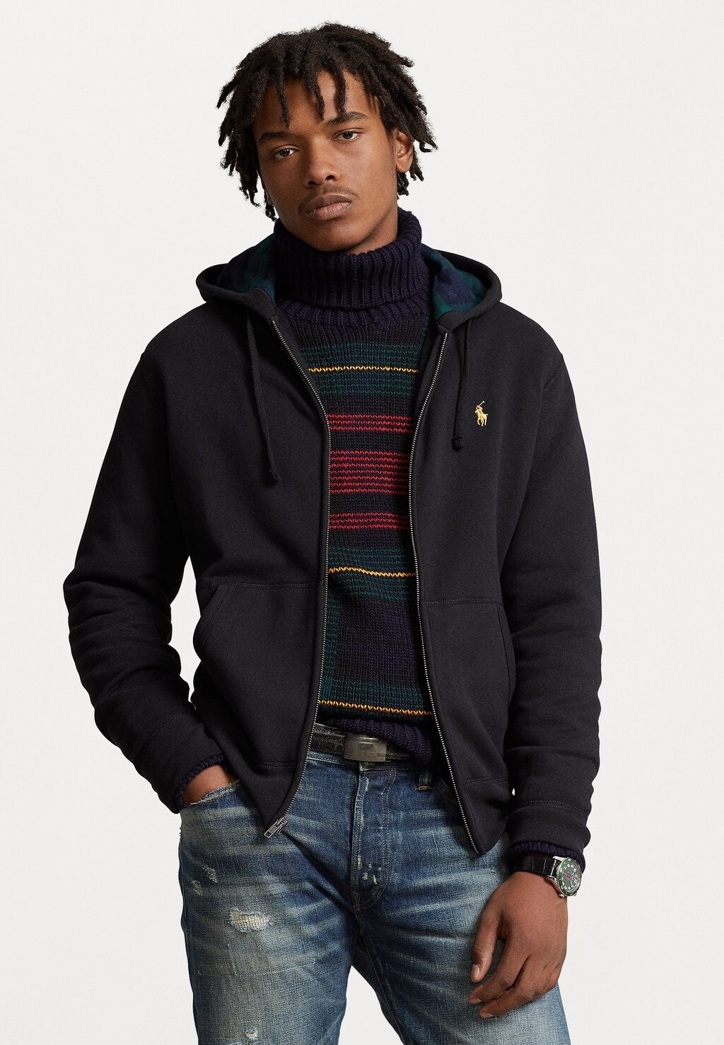 

Толстовка на молнии LONG SLEEVE Polo Ralph Lauren, черный