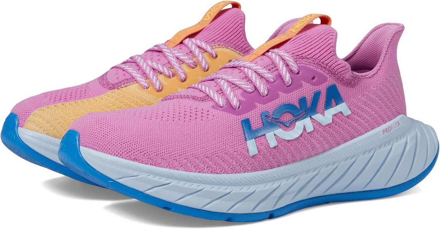 

Кроссовки Carbon X 3 Hoka, цвет Cyclamen/Impala