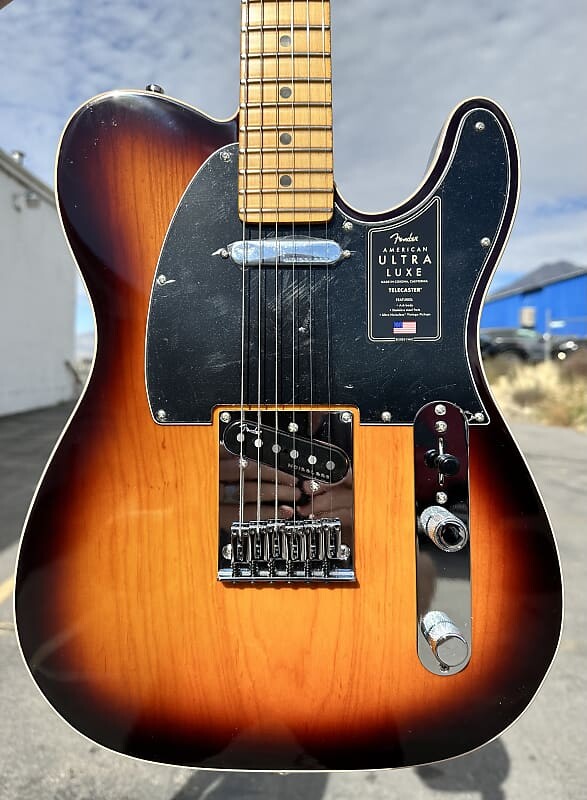 

Электрогитара Fender American Ultra Luxe Telecaster MN 2023 2 Color Sunburst New Unplayed Auth Dealer 8lbs 2oz