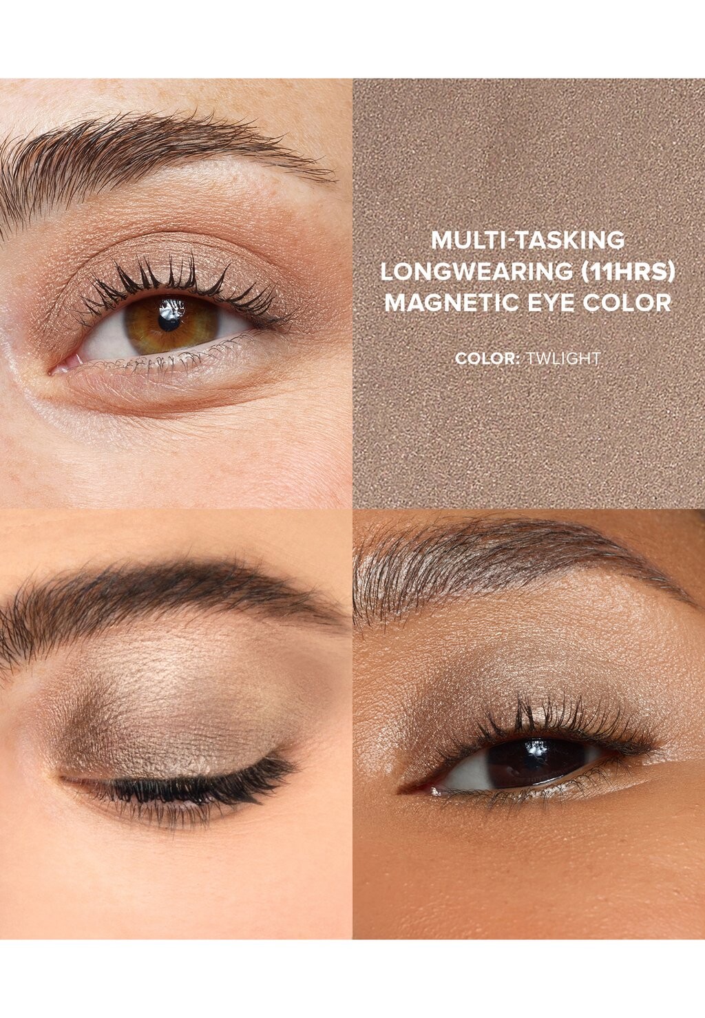 

Карандаши для бровей Magnetic Luminous Eye Color NUDESTIX, сумерки