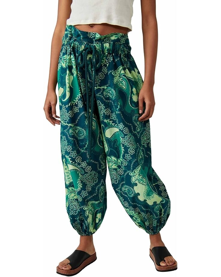 

Брюки Free People After Glow Balloon, цвет Lagoon Combo