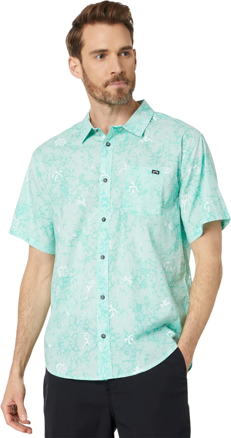 

Рубашка Sundays Mini Short Sleeve Woven Billabong, цвет Mint