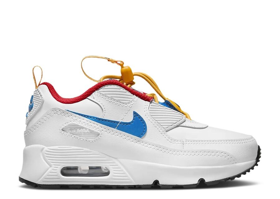 

Кроссовки Nike Air Max 90 Toggle PS, цвет White Photo Blue