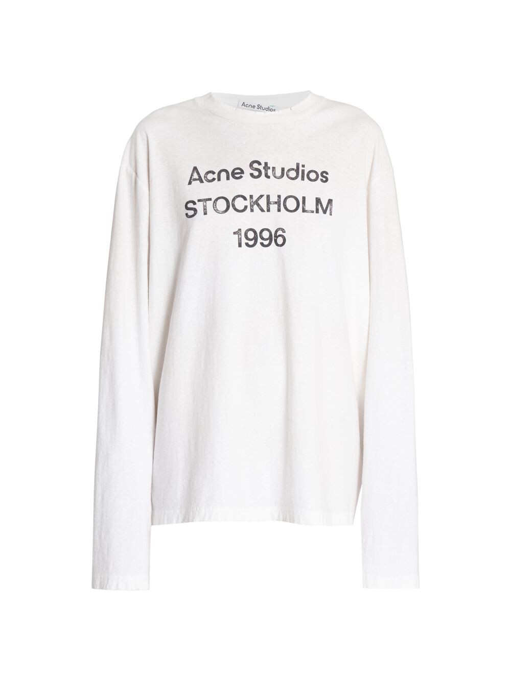 

Футболка Edden U 1996 с длинными рукавами Acne Studios, белый
