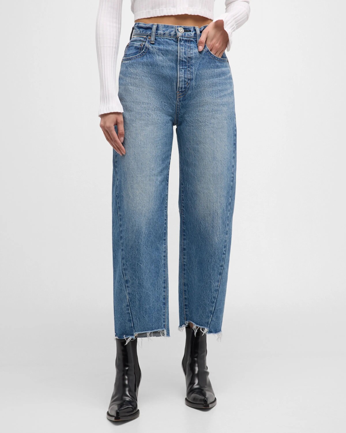 

Круглые укороченные джинсы Cloverhill MOUSSY VINTAGE, цвет Ltblu