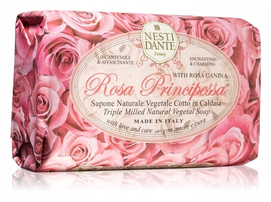 Натуральное мыло, 150 г Nesti Dante, Rosa Principessa мыло твердое nesti dante мыло rosa principessa