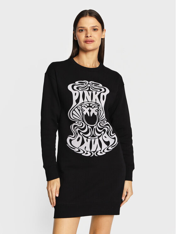 

Трикотажное платье обычного кроя Pinko, черный