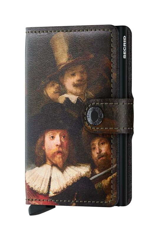 

Мини-кошелек Кожаный кошелек Art Night Watch Secrid, мультиколор