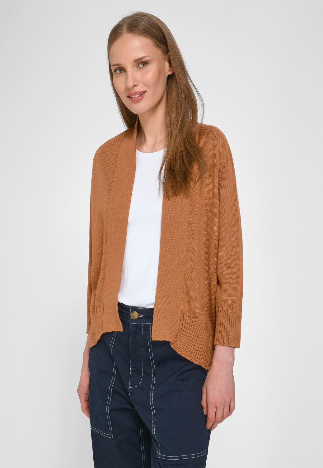 

Толстовка PETER HAHN Strickjacke Cotton, светло-коричневый