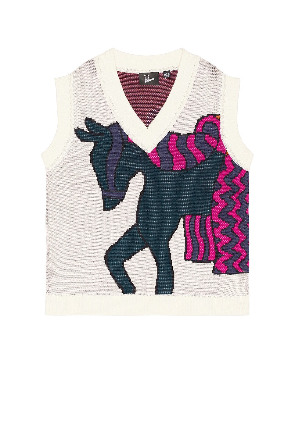 

Вязаный жилет Horse Spencer By Parra, кремовый