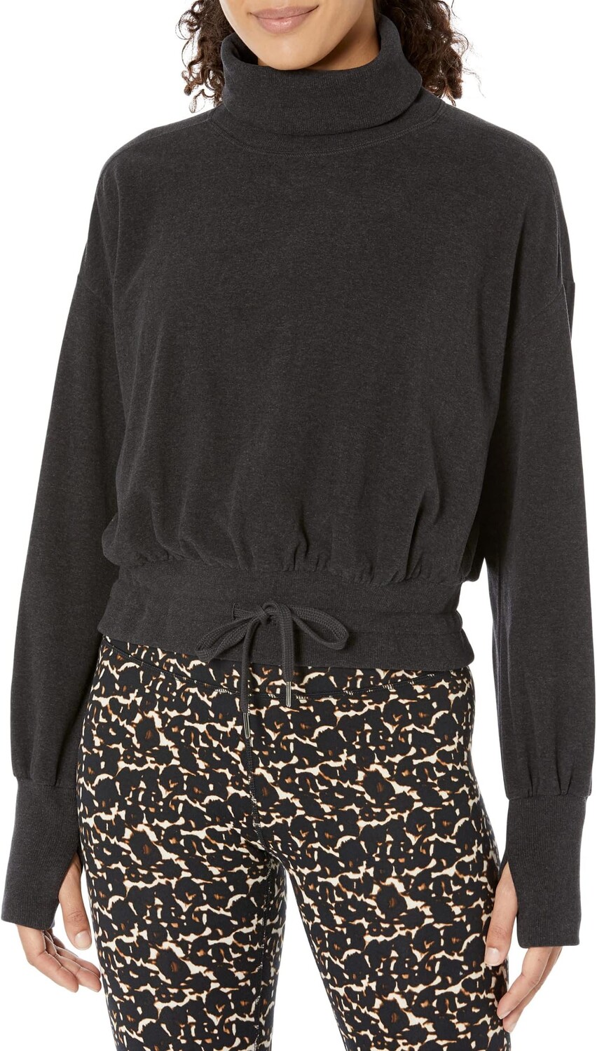 

Флисовый пуловер Melody Luxe Sweaty Betty, цвет Charcoal Grey Marl