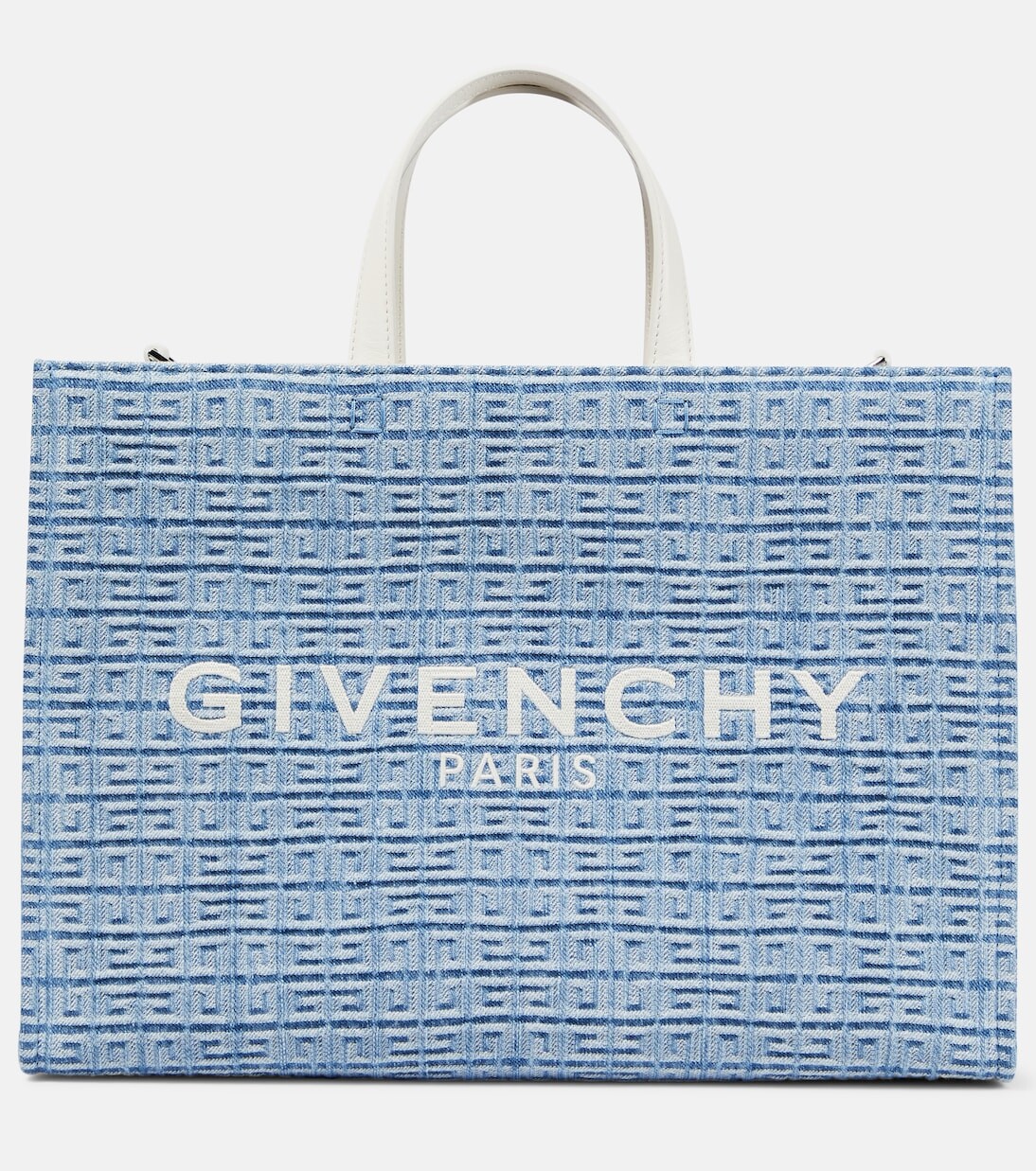 

Джинсовая сумка-шопер g-tote среднего размера 4 г Givenchy, синий