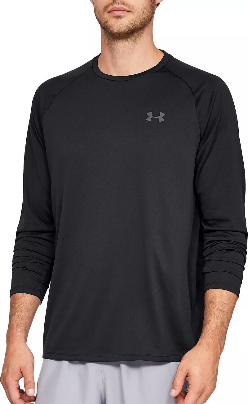 

Мужская рубашка с длинным рукавом Under Armour Tech, черный