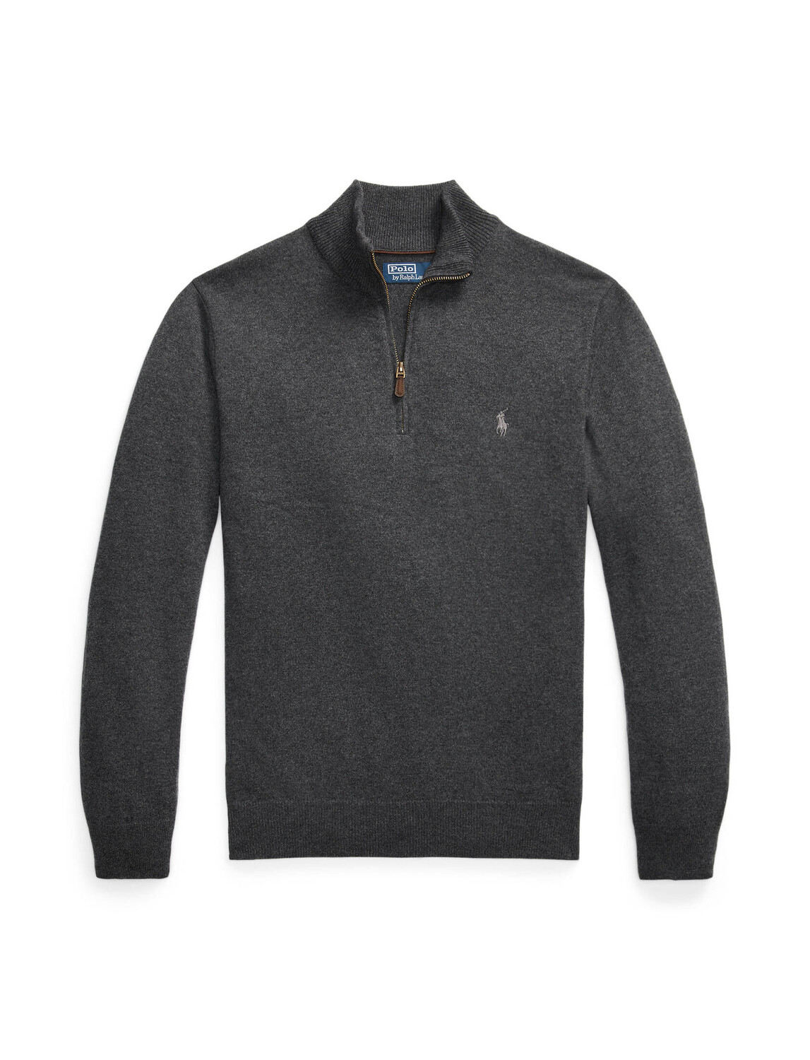 

Вязаный шерстяной свитер Polo Ralph Lauren, серый