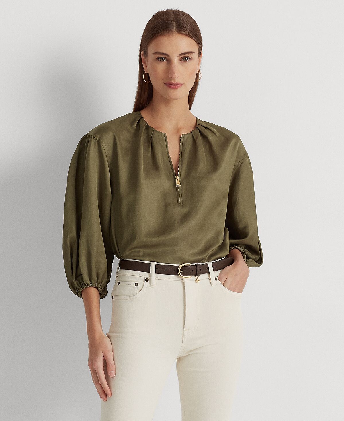 

Женская блузка с рукавами Lauren Ralph Lauren