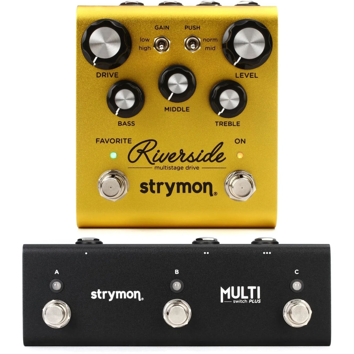 

Педаль многоступенчатого привода Strymon Riverside и пакет Multi Switch Plus