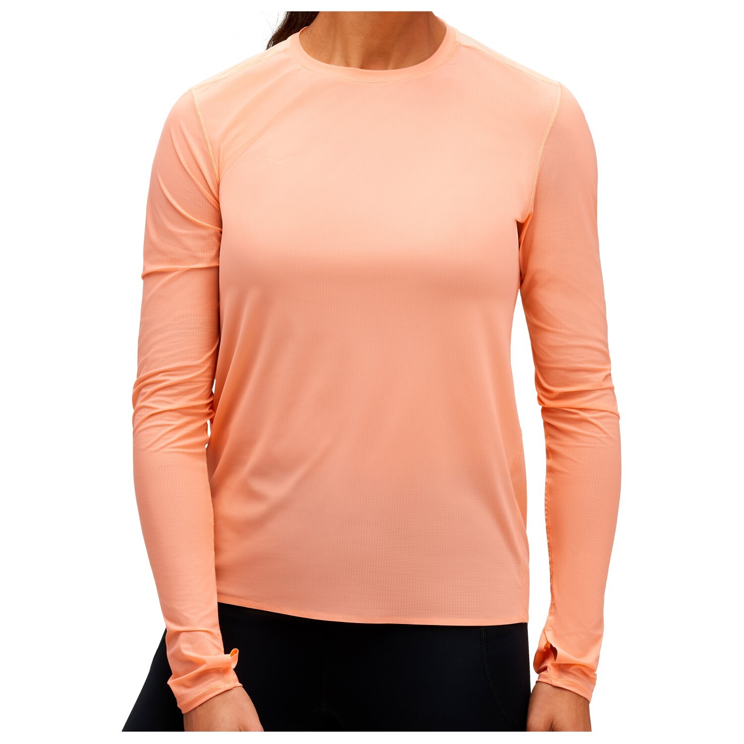 

Беговая рубашка Hoka Women's Airolite Run Long Sleeve, цвет Papaya