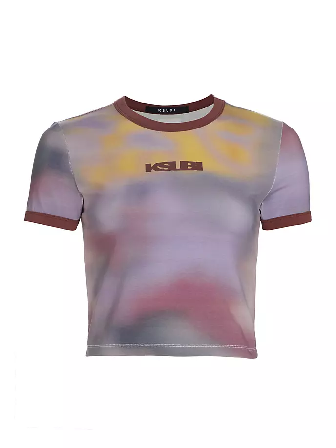 

Укороченная хлопковая футболка Youtopia Refract Baby-Fit Ksubi, цвет assorted