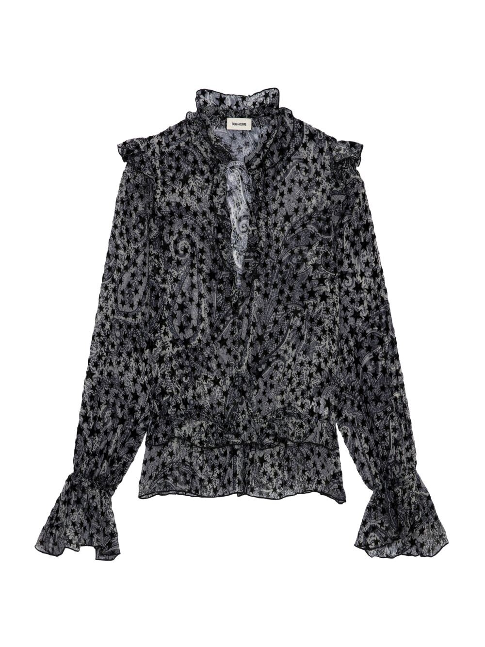 

Полупрозрачная бархатная блуза Tuya Star ZADIG & VOLTAIRE