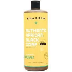 Alaffia Аутентичное Африканское Черное мыло с мятой перечной 32 жидких унции