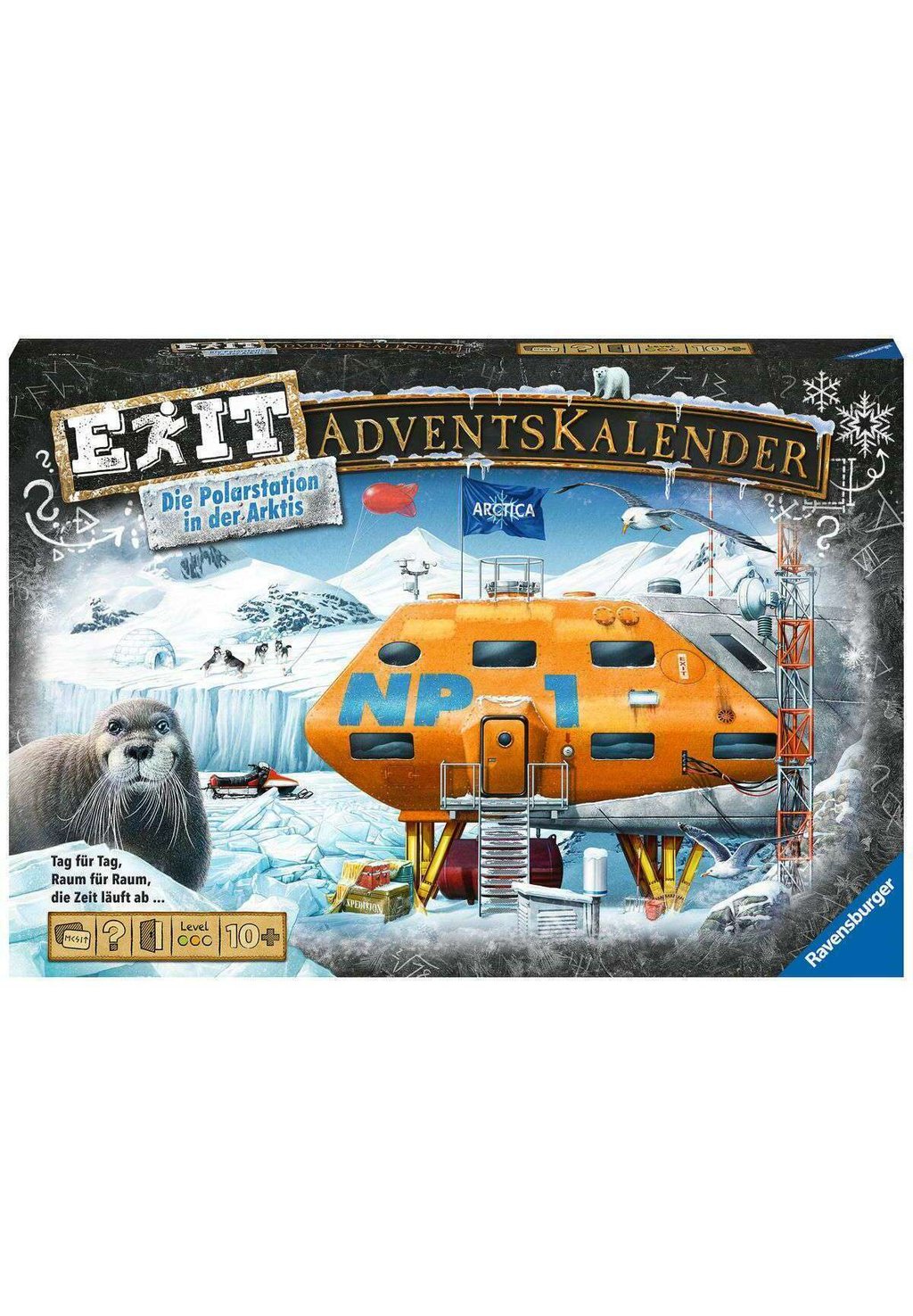 

Пазл EXIT ADVENTSKALENDER DIE POLARSTATION IN DER ARKTI Ravensburger, цвет mehrfarbig