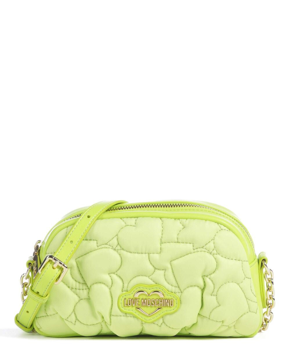 

Сумка через плечо Puffy Heart полиэстер, искусственная кожа Love Moschino, зеленый