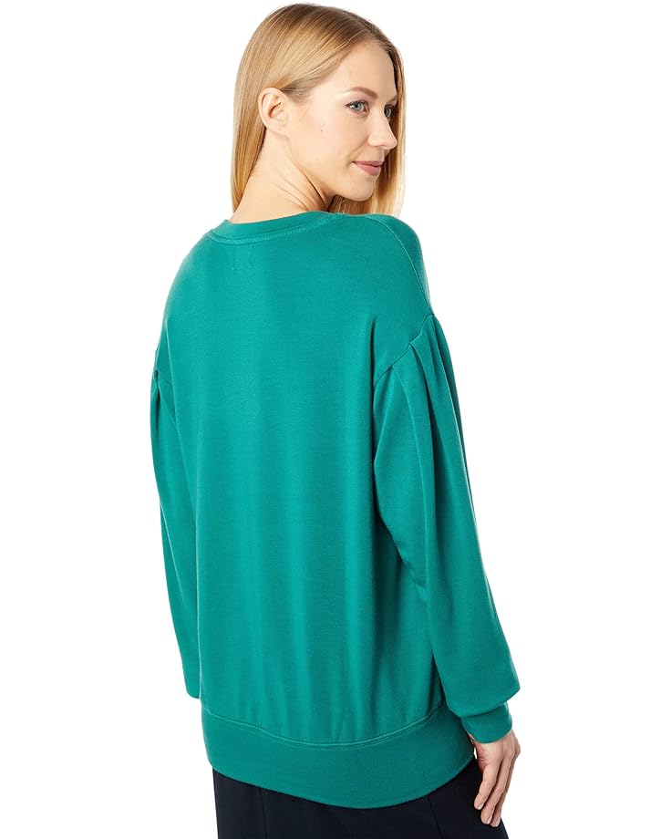 Толстовка SUNDRY Pleated Sleeve Sweatshirt, цвет Sea Green