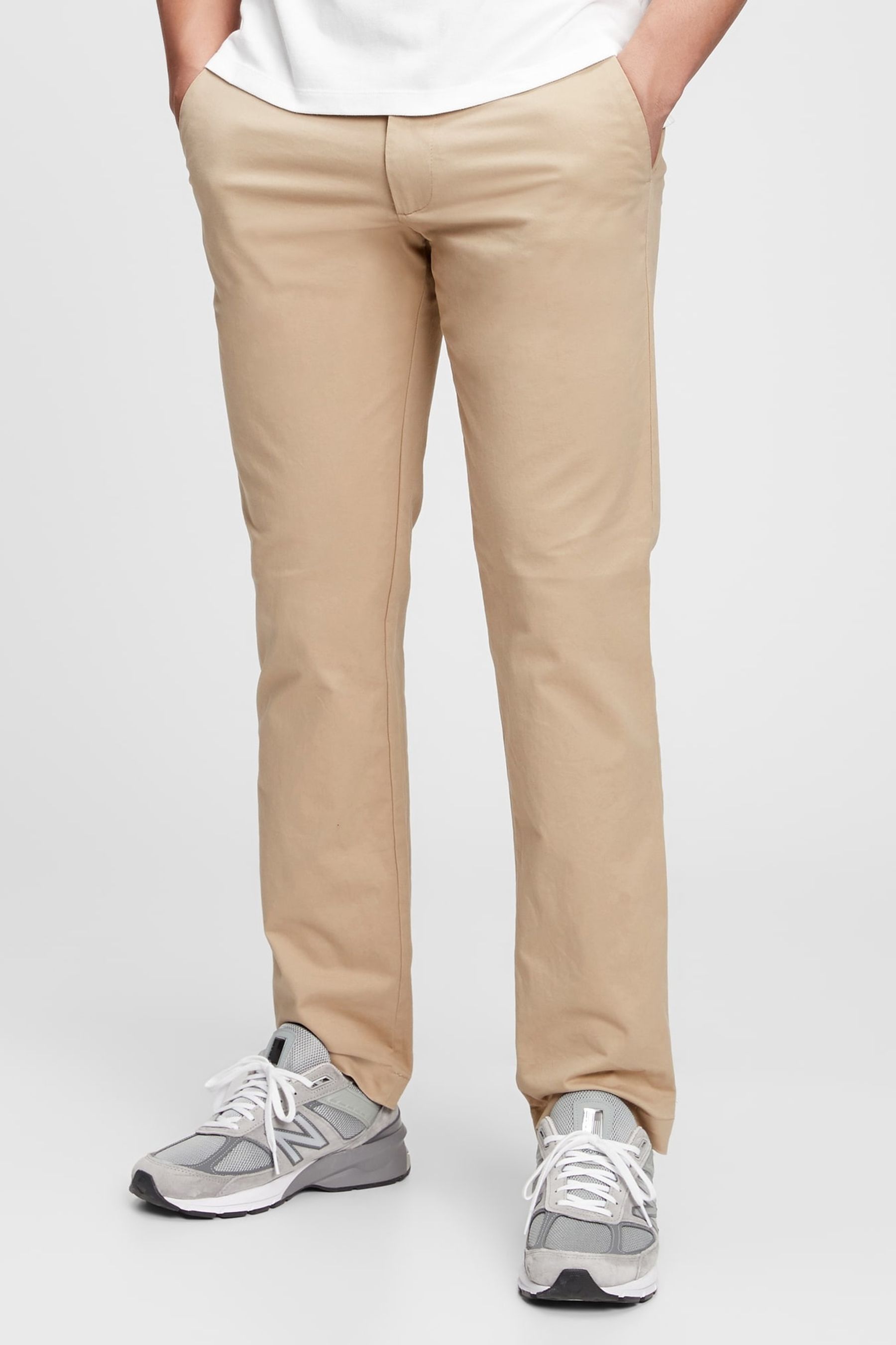 Современные брюки-чиносы прямого кроя Gap, бежевый современные брюки чиносы прямого кроя gap бежевый