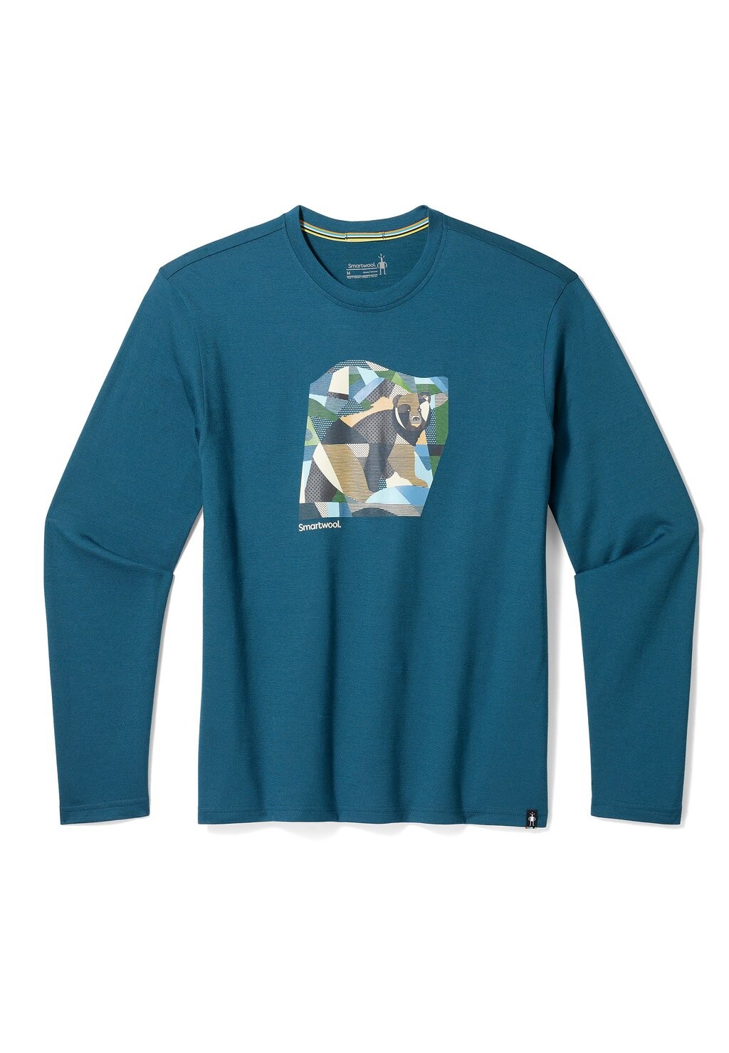 

Футболка с длинным рукавом Bear Country Graphic Long Sleeve Smartwool, цвет twilight blue