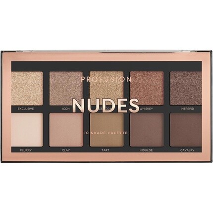

Палитра теней для век Profusion Cosmetics Nudes 10 оттенков 16г