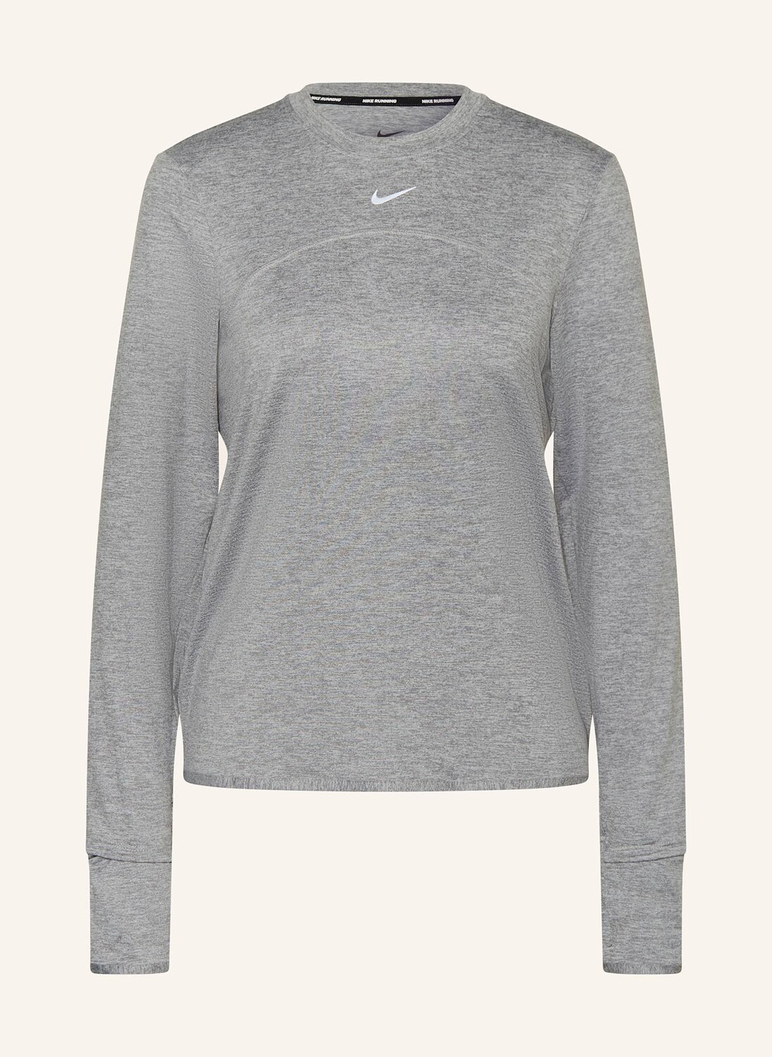 

Беговая рубашка dri-fit swift element uv Nike, серый