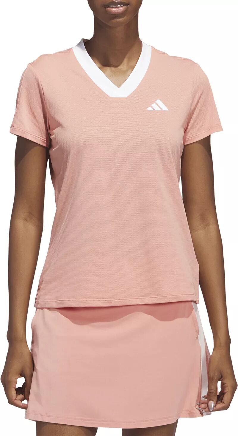 

Женский топ Adidas с коротким рукавом из натурального материала
