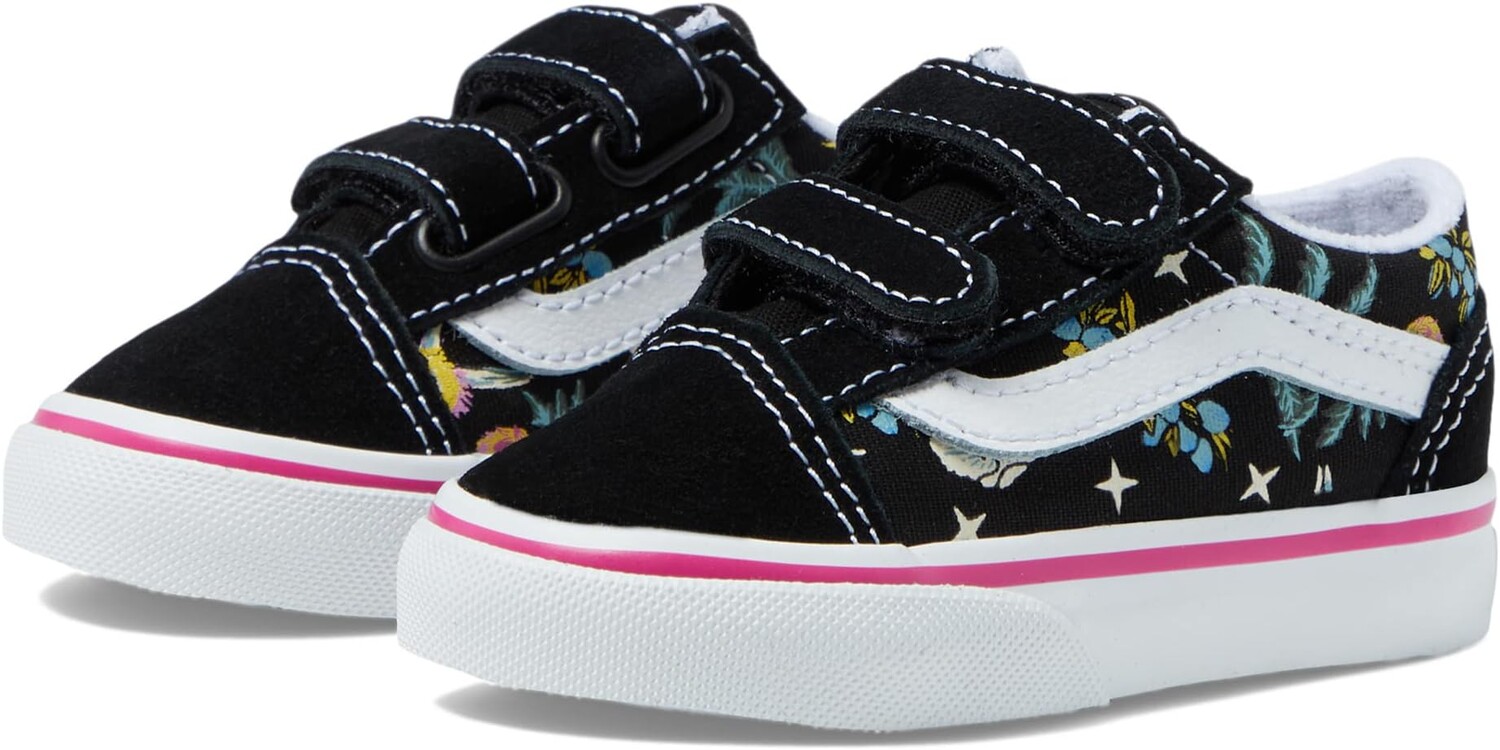 

Кроссовки Old Skool V Vans, цвет Floral Black