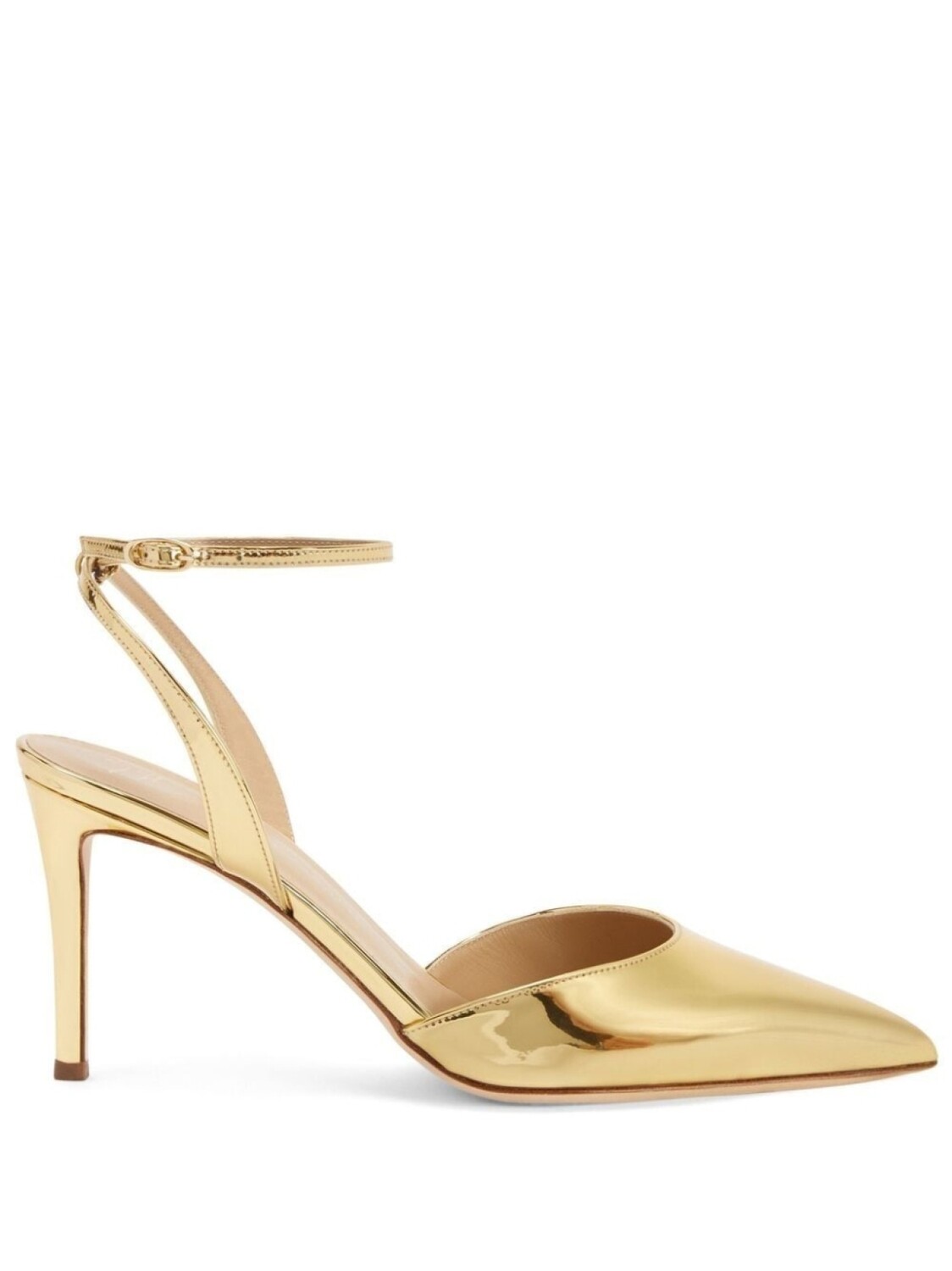 

Giuseppe Zanotti туфли Shayoran с эффектом металлик, золотистый