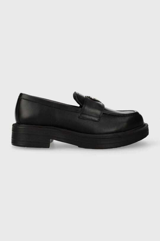 

Кожаные мокасины CITY40 Love Moschino, черный