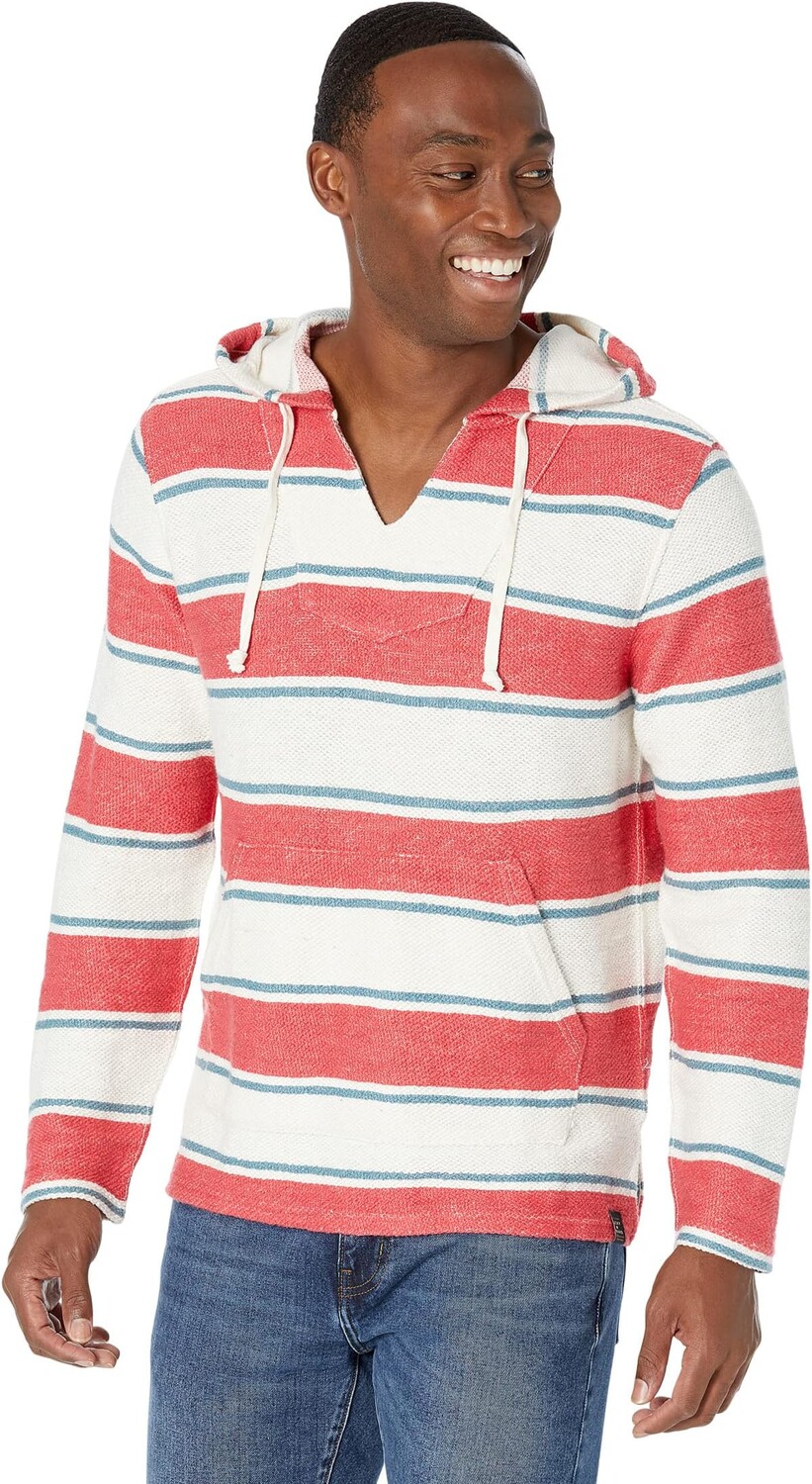 

Толстовка Lucky Brand Loop Terry Wide Stripe Baja, разноцветный