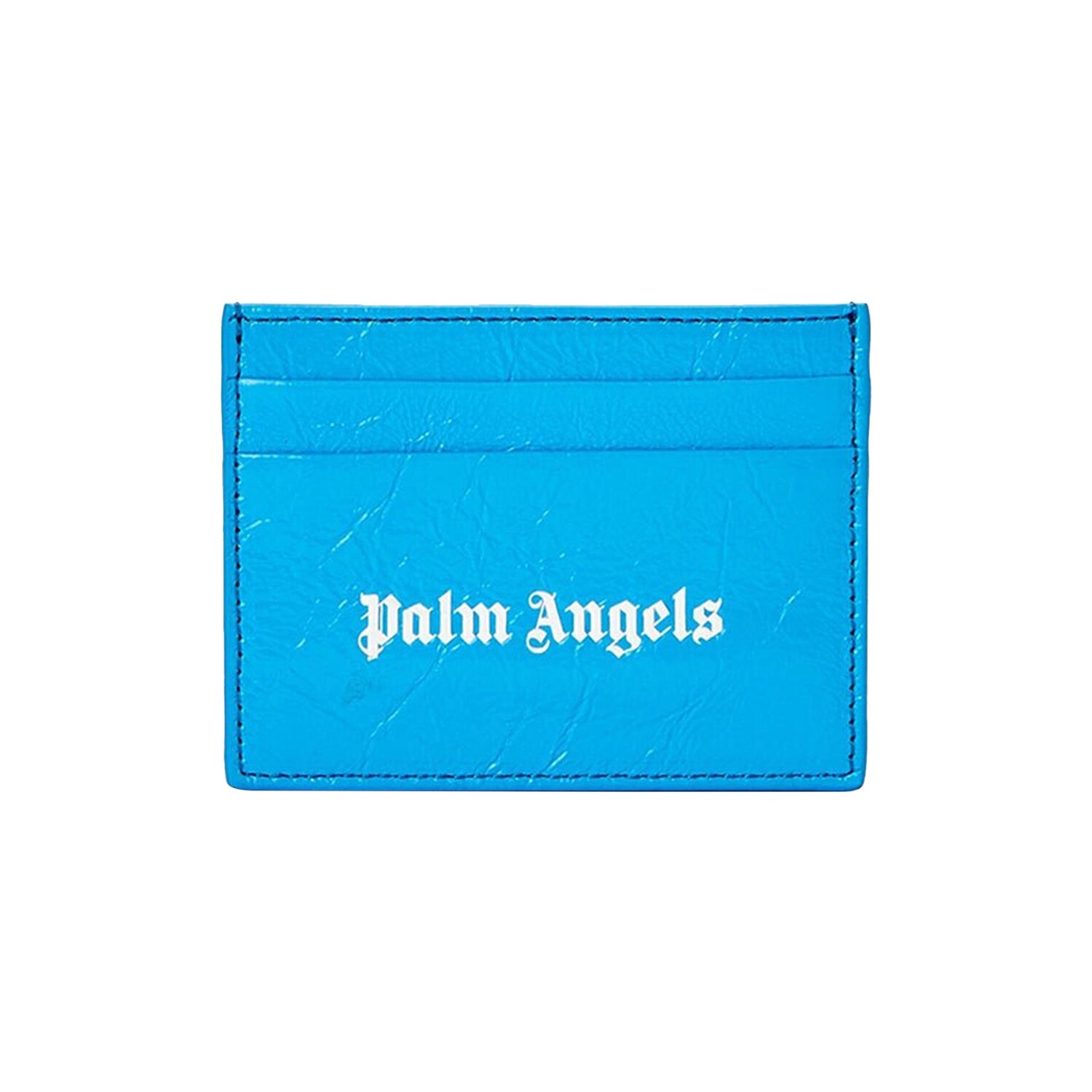 

Яркая визитница Palm Angels с логотипом, Голубой