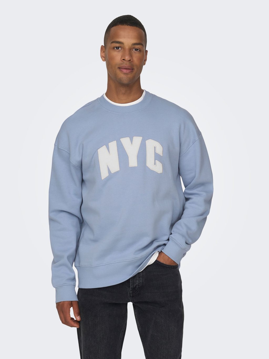 

Толстовка TROY RLX TEXT PRINT CREW NECK Only & Sons, Eventide