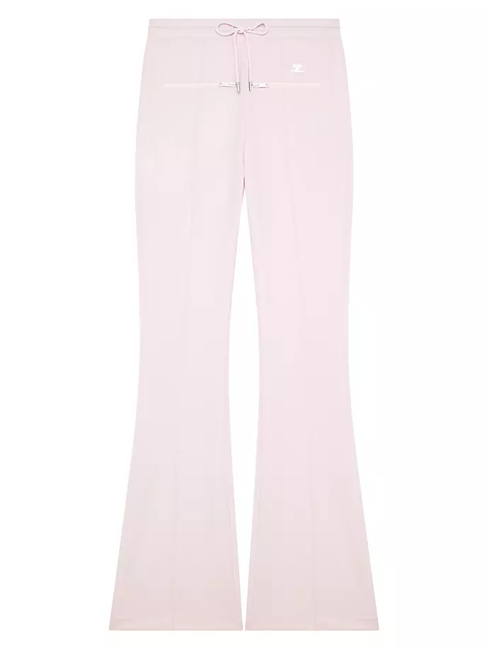 

Спортивный костюм Интерлок Брюки-ботинки Courreges, цвет powder pink