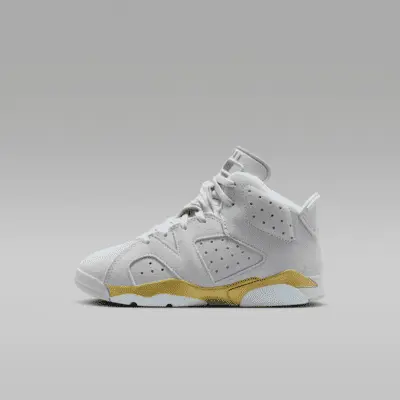 

Кроссовки Jordan 6 Retro "Pearl", цвет Pure Platinum/Metallic Gold/Coconut Milk/Glacier Blue