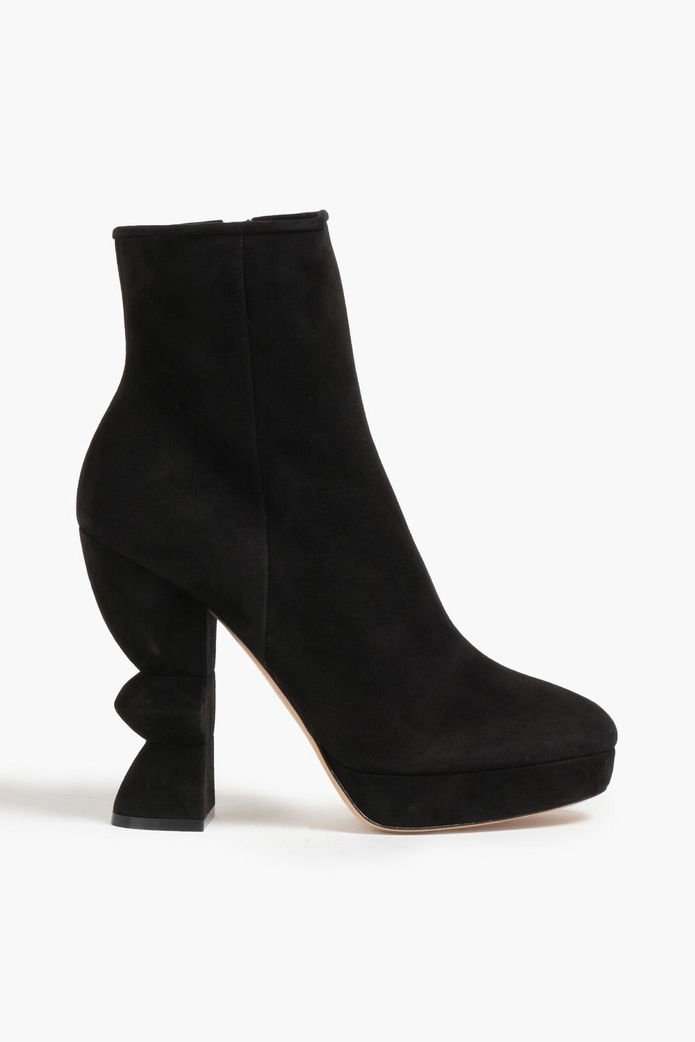 

Замшевые ботильоны Calla FERRAGAMO, черный