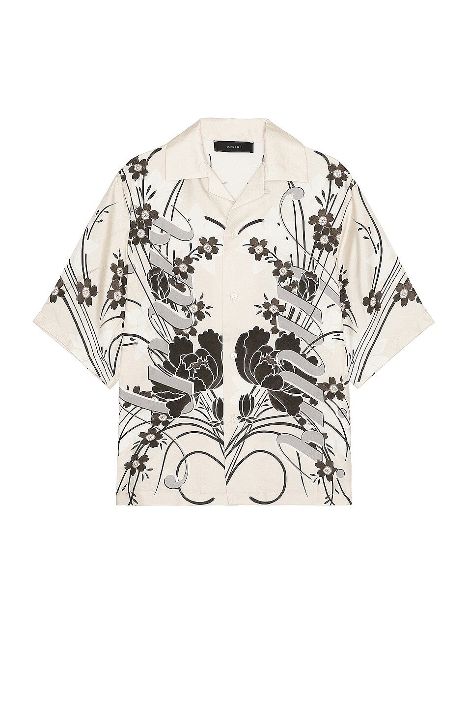 

Рубашка Amiri Floral Bowling, цвет Alabaster