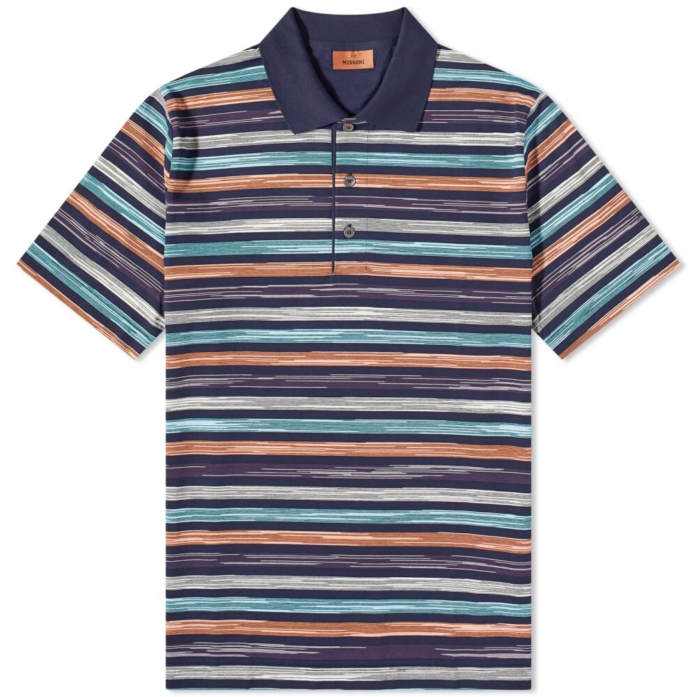 

Футболка-поло Missoni с зигзагом, мультиколор