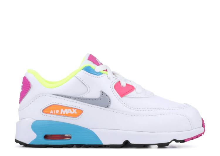 

Кроссовки Nike AIR MAX 90 LTR TD 'WHITE MULTI-COLOR', белый