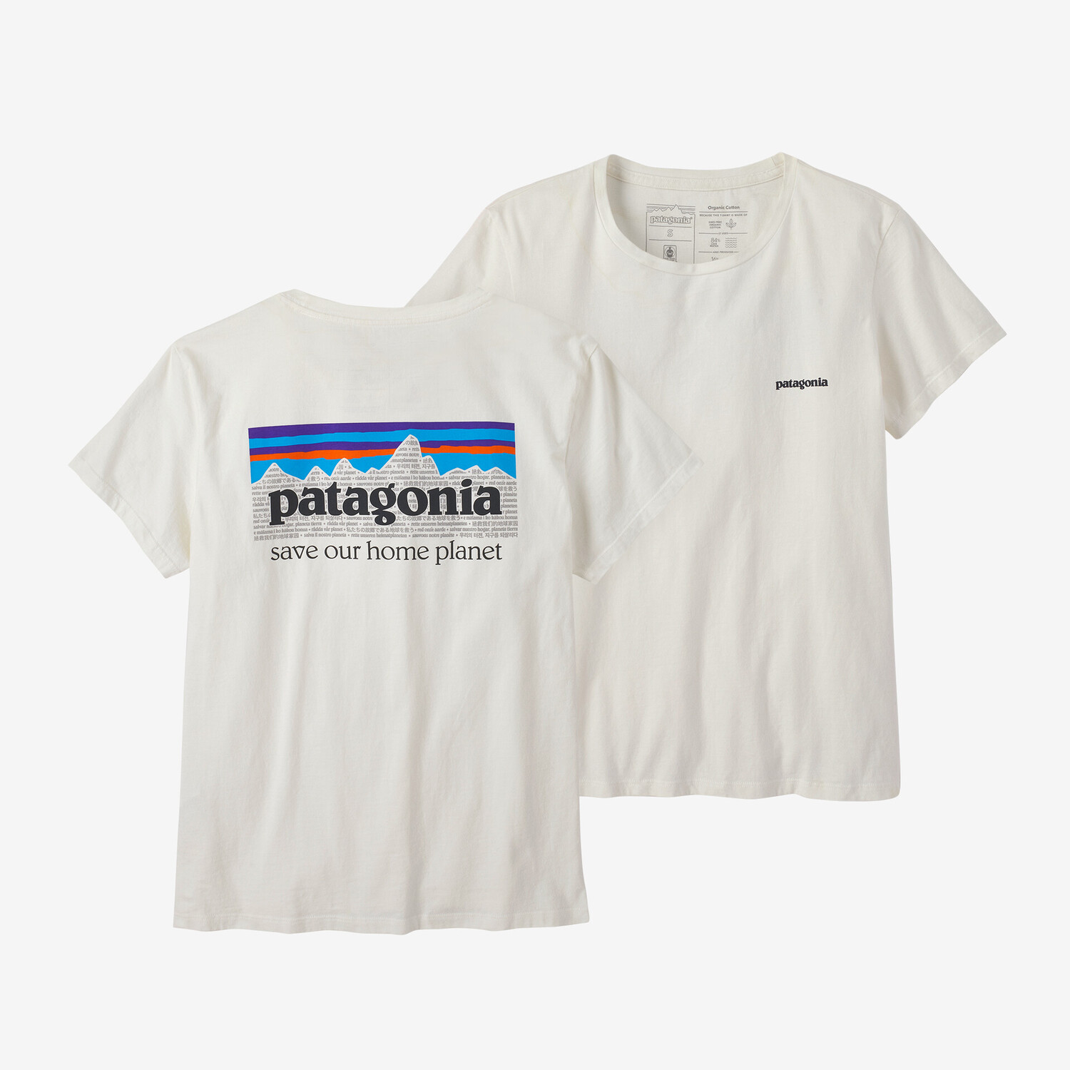 

Женская футболка P-6 Mission из органического материала Patagonia, белый