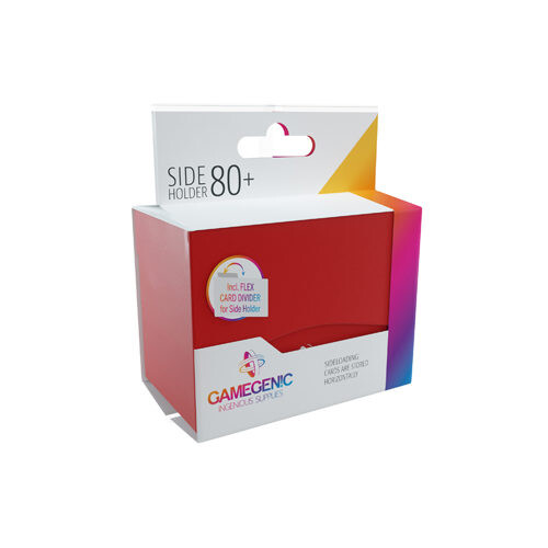 

Коробка для карточек Gamegenic Side Holder 80+ Red Gamegenic