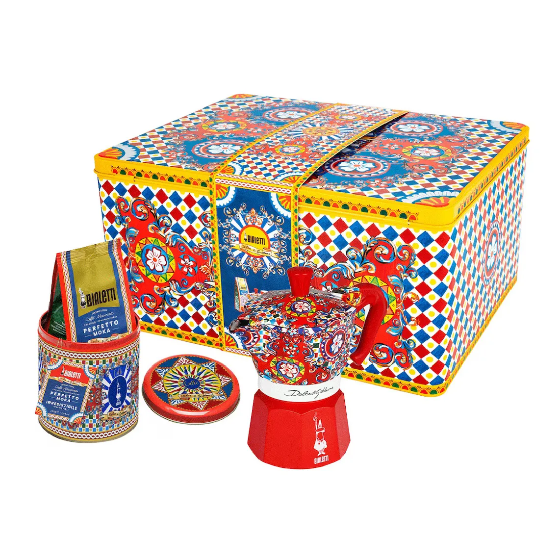 

Dolce & Gabbana Bialetti Набор мока и кофеварки, красный